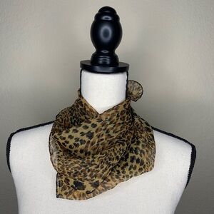 leopard scarf